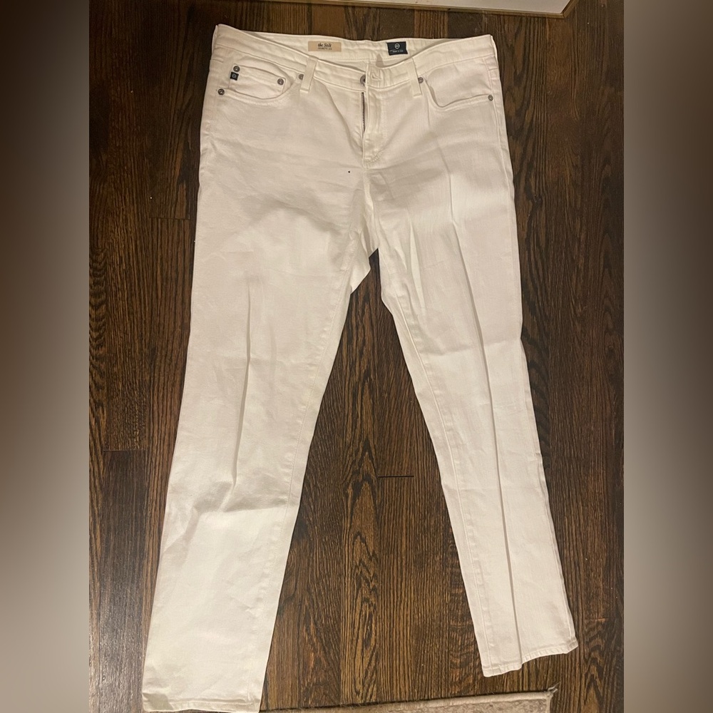 AG white jeans